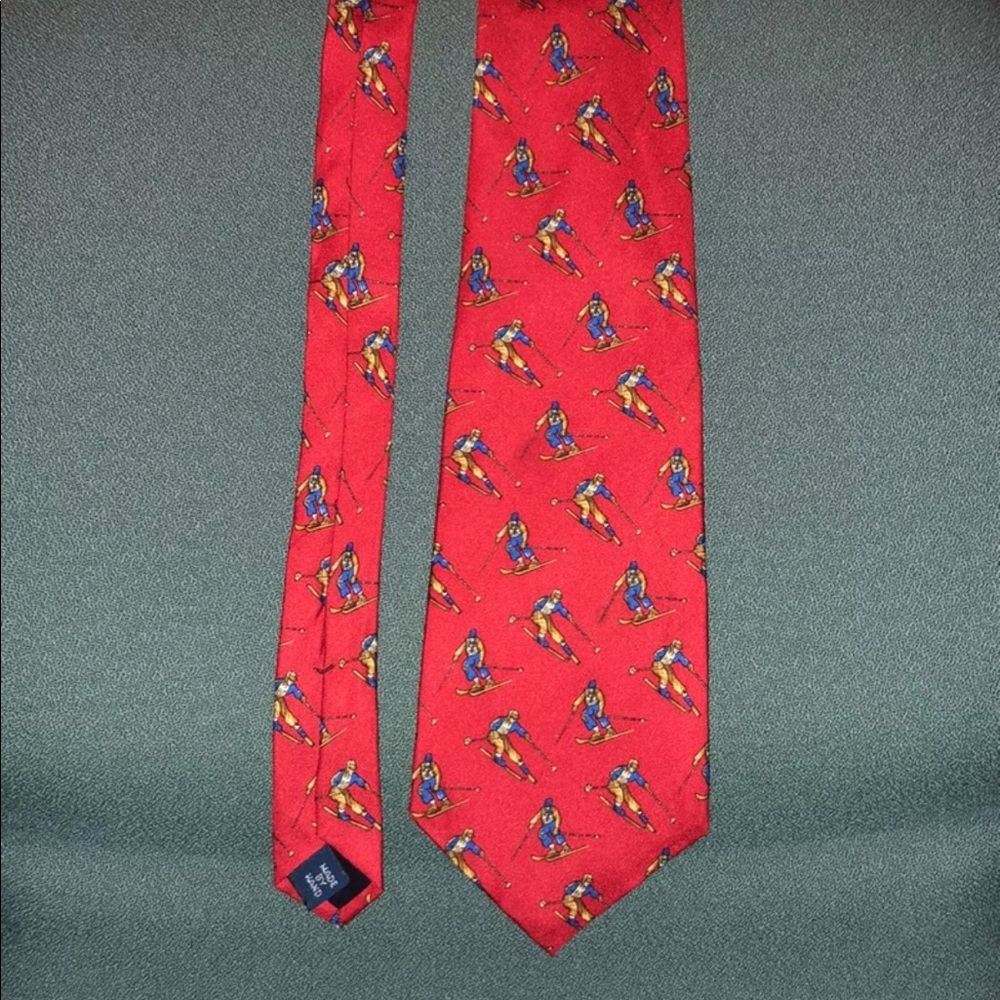Vintage Polo Ralph Lauren Silk Ski Tie